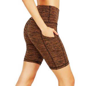 5pcs SET Bermuda Shorts With Pockets High Waisted Bike Running Athletic